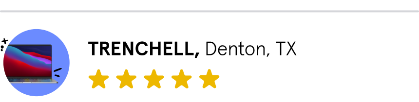 Trenchell, Denton, Texas, 5 stars